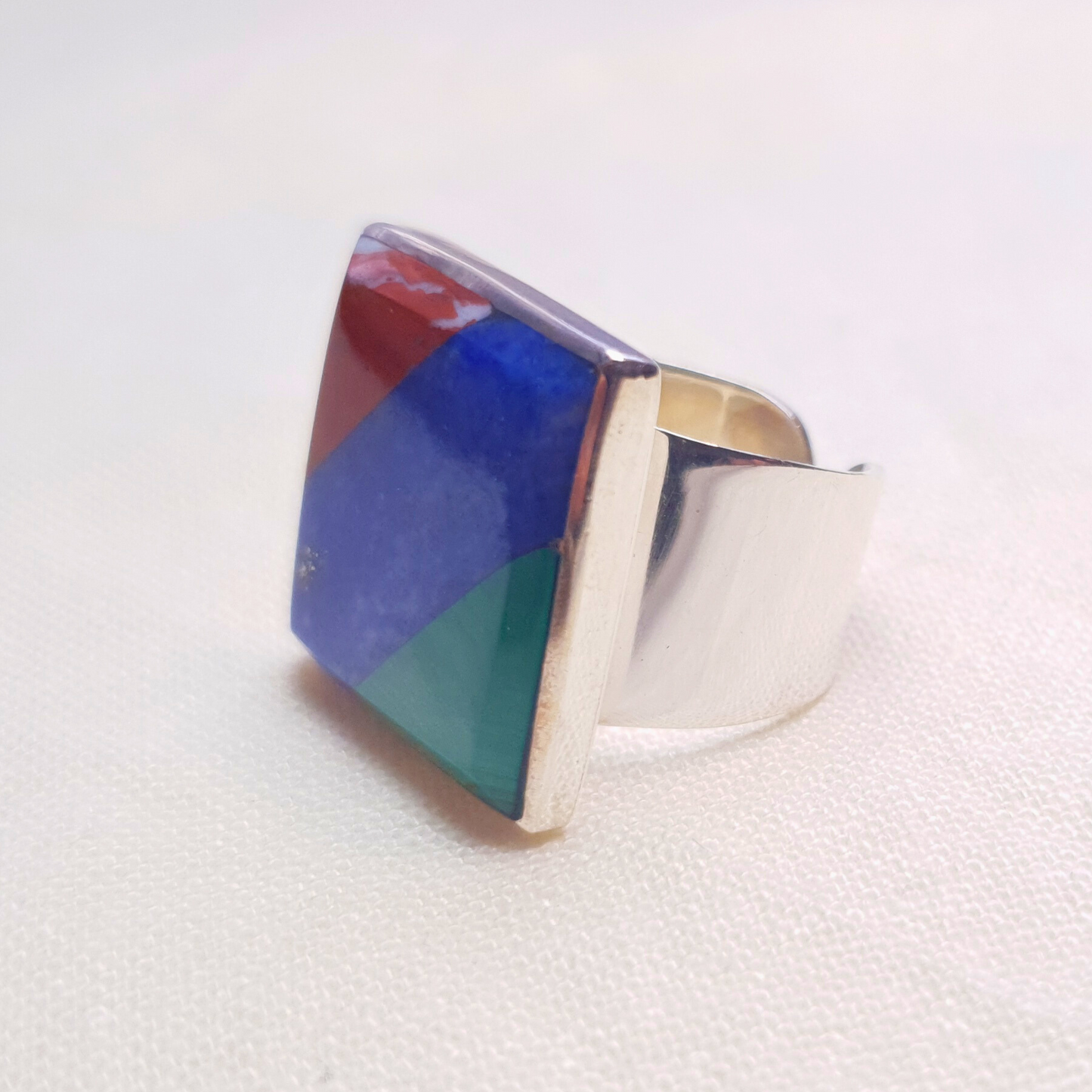 Anillo Mosaico diagonal