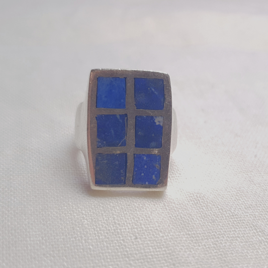 Anillo Mosaico rectangular