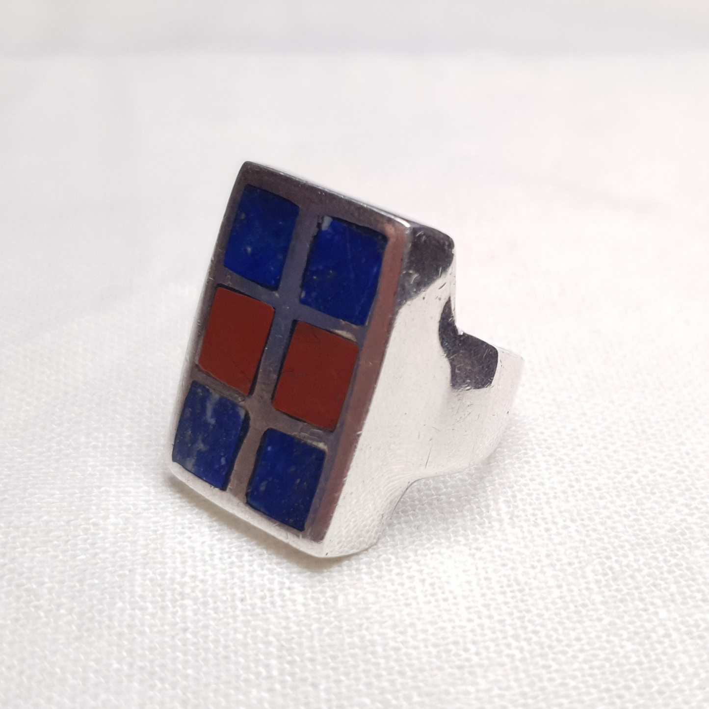 Anillo Mosaico rectangular