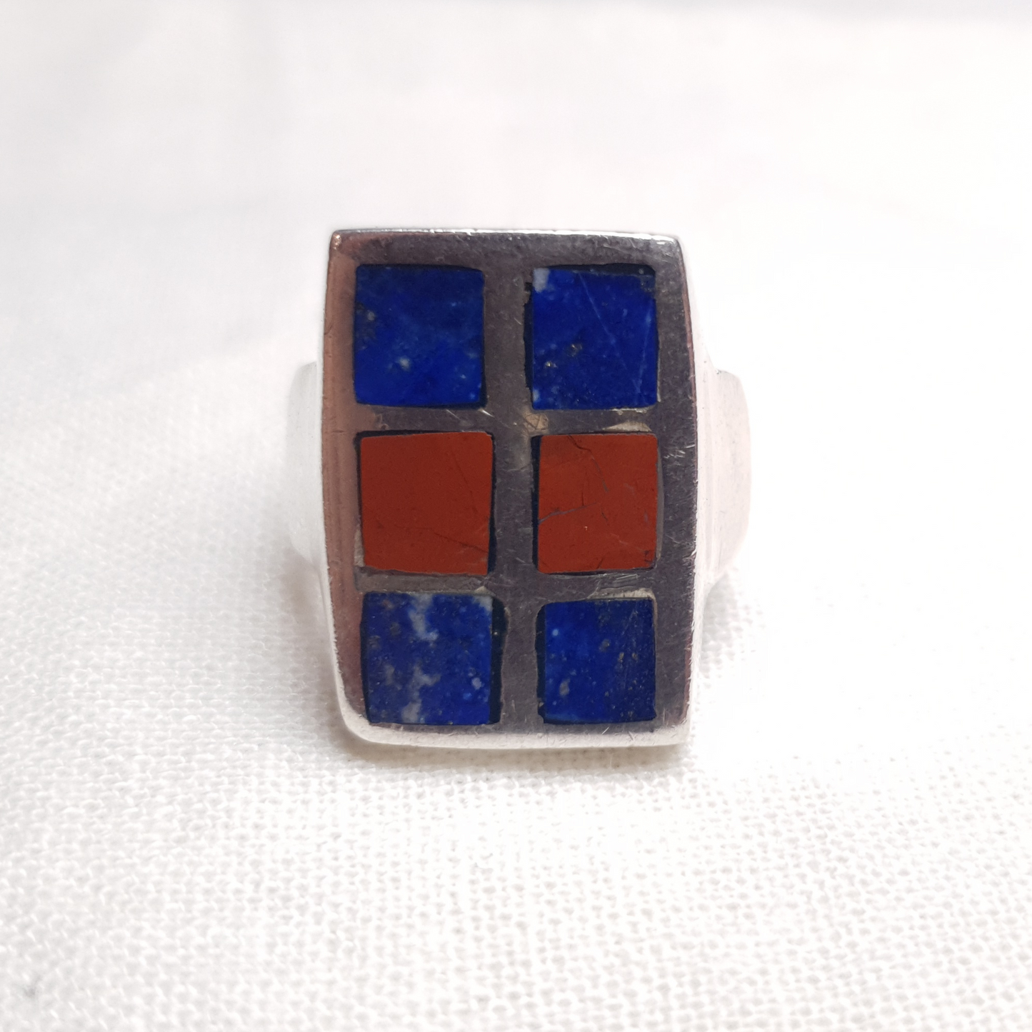 Anillo Mosaico rectangular